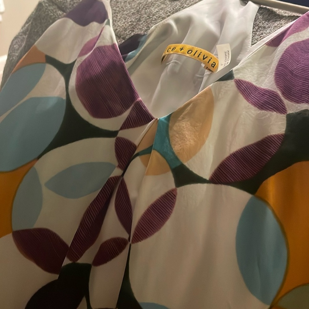 Alice and Olivia mini dress or baby doll blouse